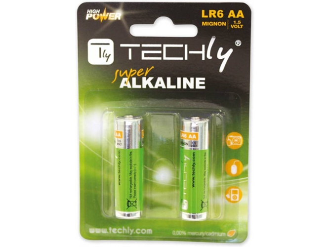 Pilas TECHLY LR06 AA 1.5V