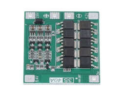 TRUYUETY Placa de Protección para Batería 3S 40A Módulo de Carga Equilibrada para Células 18650 12,6V-13,6V
