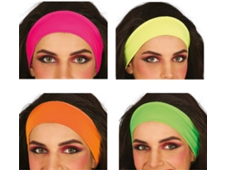 Cinta para la Cabeza neón en varios colores adulto