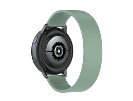 Correa de Silicona 20mm longitud de la banda 150mm para Samsung Galaxy Watch4 Classic 46mm 42mm/Watch4 44mm 40mm - verde claro