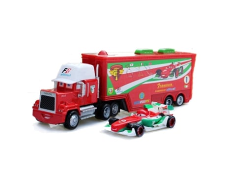 Muñeco GAATPOT 2Pcs/Lot Disney Pixar Cars Toys Lightning Mcqueen Mack Uncle Truck 1:55 Diecast Model Alloy Modle Figures Toys Gifts For Kids