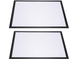 Juego de 2 marcos magnéticos adhesivos de plástico para fotos y pinturas - Marco magnético creativo para decoración de pared - GOKOCO