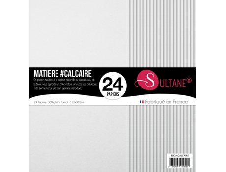 24 Papeles Scrapbooking Caliza - 300 g/m², altura: 30,5 cm