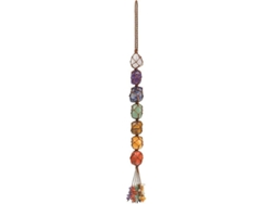 Juego De 7 Adornos De Chakras Con Piedras Preciosas, Decoración Del Hogar, Reiki, Feng Shui, Ventana, Coche