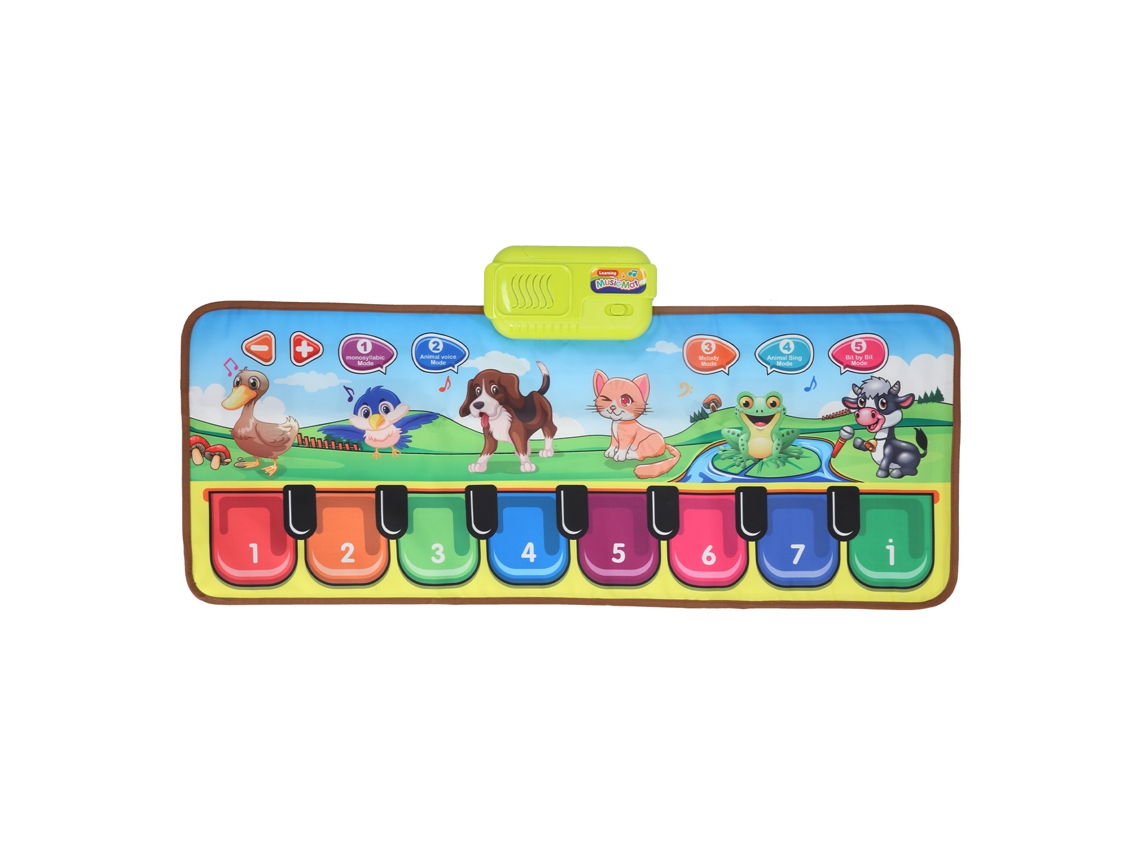 2026-tapete Musical Infantil Con Teclado Electrónico Y Patrones Animales Juguete Educativo Para Aprendizaje Temprano