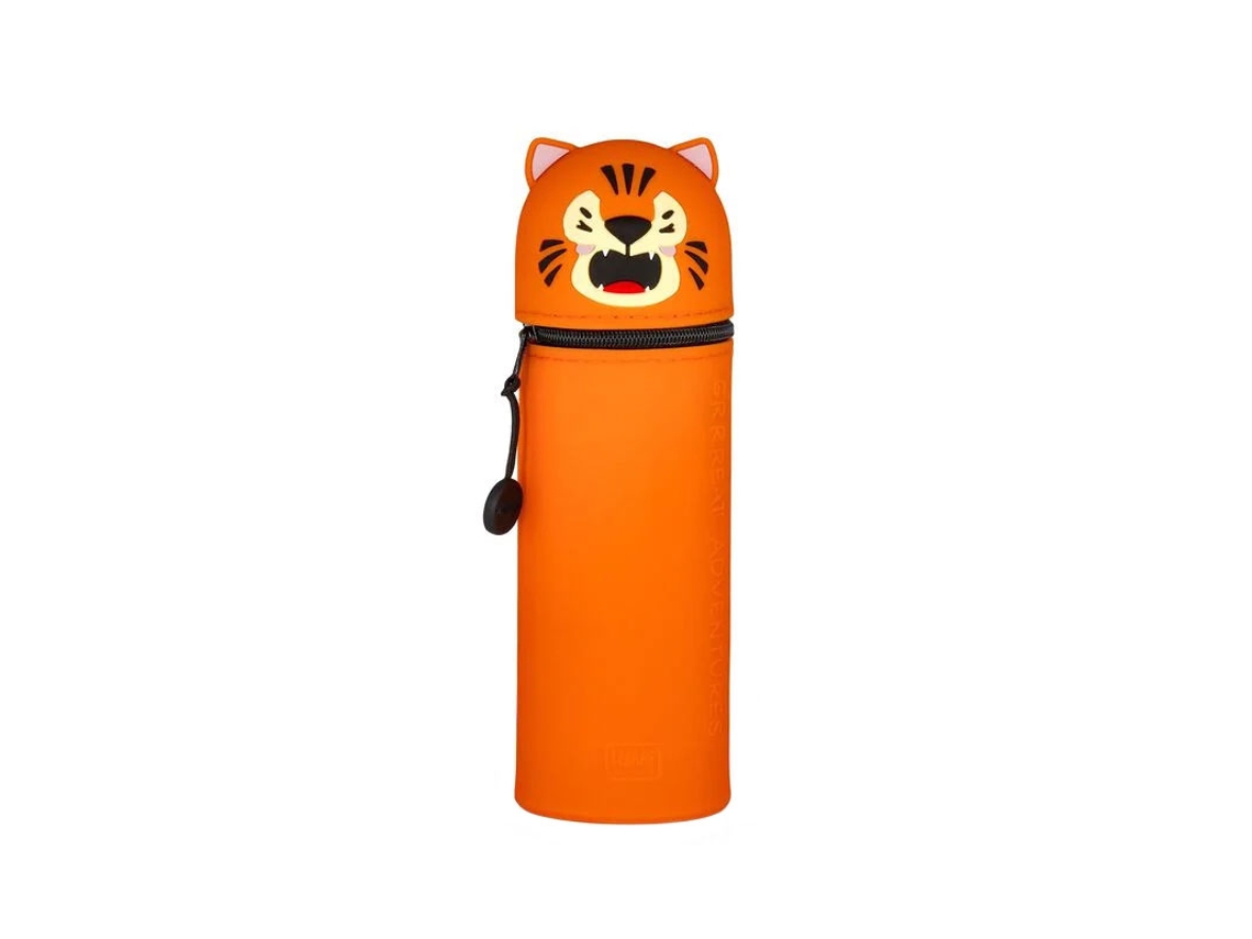 Estuche para lápices de silicona 2 en 1 Legami Kawaii Tiger Ka0018