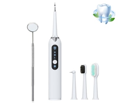 Removedor de placa eléctrica removedor de cálculo dental kit de limpiador de dientes ultrasónico