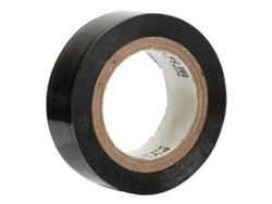 Cinta aislante de PVC negra, impermeable, ignífuga y sin plomo (10 m, 10 unidades)
