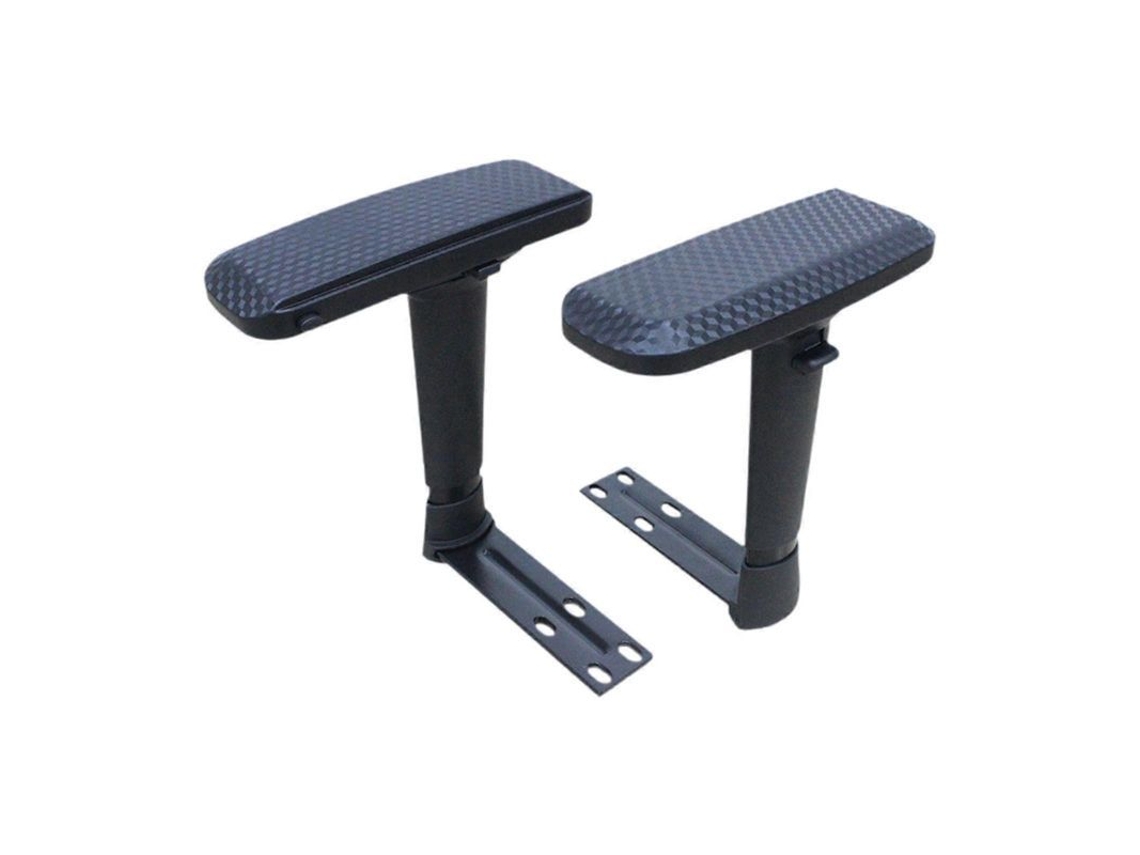 2 Piezas De Reposabrazos De Repuesto Universales Para Sillas De Oficina Y Gaming Con Almohadillas