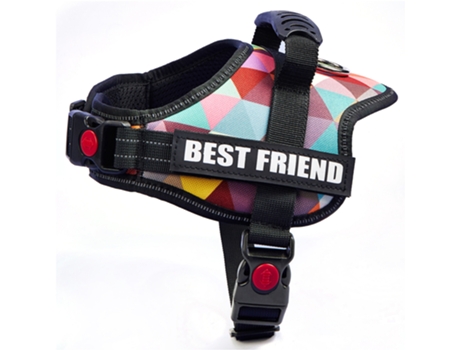 Arnés para perros, chaleco para perros de servicio, chaleco para perros sin tirones y sin estrangulamiento para entrenar y caminar, ST-2 XS ZMDECQNA
