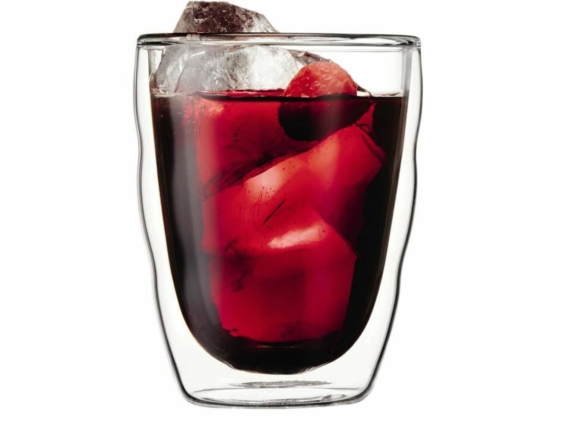 Set De Vasos Bodum 350 Ml Transparente Vidrio De Borosilicato Liso 2 Piezas (2 Unidades)