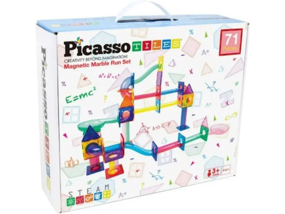 Conjunto de Bloques de Construcción PICASSO TILE 71 Piezas (Edad Mínima Recomendada: 3 Años)