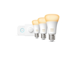 Philips Hue White ambiance Kit de inicio: 3 bombillas inteligentes E27 (1100) botón inteligente PHILIPS