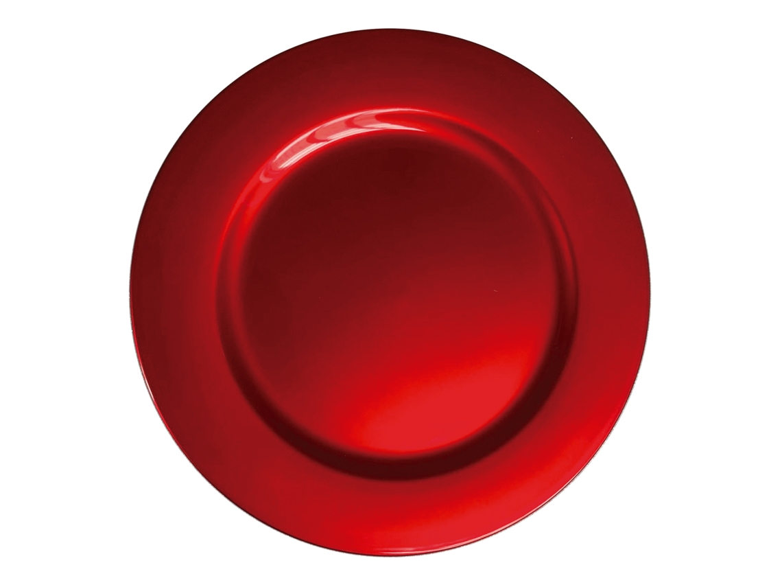 Plato My Dekor Rojo Ø 33 CM (Conjunto 6)