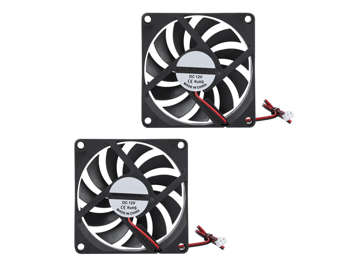 Pieza De Ensamblaje Para Impresora 3d Ventilador De Refrigeración De Alta Velocidad 21.46cfm 12v 6000rpm 2 Piezas