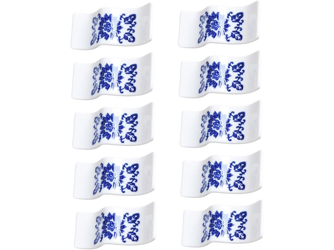 Conjunto De 10 Peças De Suporte Para Colheres E Garfos De Cerâmica