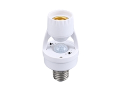 2026-base De Lámpara E27 Con Sensor De Movimiento Pir Adaptador De Socket Para Bombilla Led Escalera Garage Pasillo Balcón