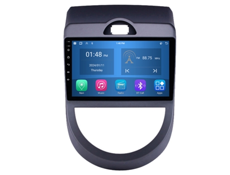 Autoradio 4GB RAM64GB ROM ROVERONE para Kia Soul 1 AM 2008 - 2011 CarPlay Android Coche Radio Bluetooth Navegación