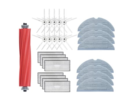 Escova lateral principal esfregona com filtro hepa acessórios para roborock s7 t7s