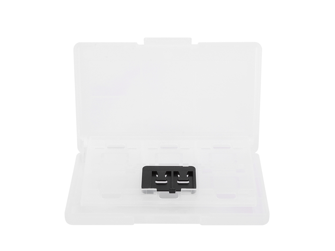 Estuche Antipolvo 12 En 1 Para Tarjetas De Juego De Nintendo Switch Con Tapa Rígida Blanca.