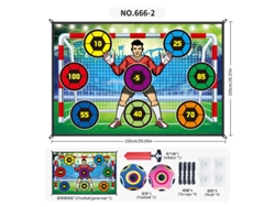 Set de entrenamiento de fútbol Eifson con zonas de puntuación y 2 balones de colores (02)