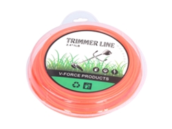 Hilo De Repuesto Para Desbrozadora De Cuerda De Nailon Flexible Y Resistente Al Desgaste De 2,4 Mm, Color Rojo.