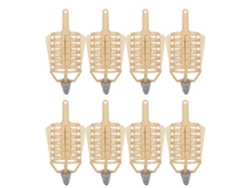 Cesta Para Cebo De Pesca Fish Lure Cage, Accesorio De Pesca Para Carpas, Lagos Y Ríos, 20 G, 8 Unidades.