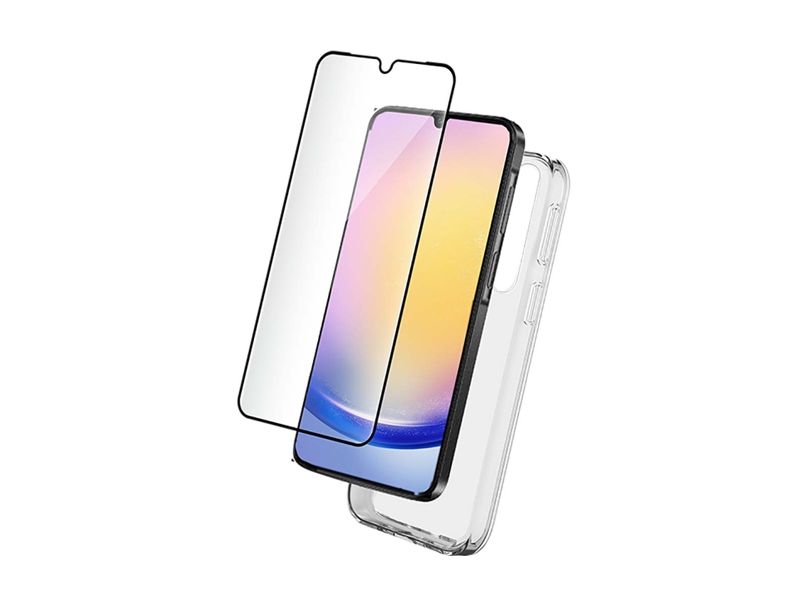 Bigben Connected Funda Para Samsung Galaxy A26 Protector De Pantalla De Vidrio Templado Y Suave 9h Transparente