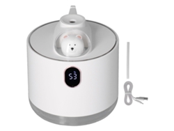 Humidificador Para Coche De 500 Ml Con Luz Nocturna Usb, Batería De 2000 Mah, Material Abs, Color Blanco.