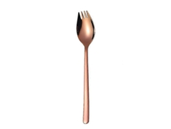 Juego multifuncional 2 en 1: cuchara-tenedor, tenedor, pasta, ensalada de frutas, utensilio de cocina para restaurantes.