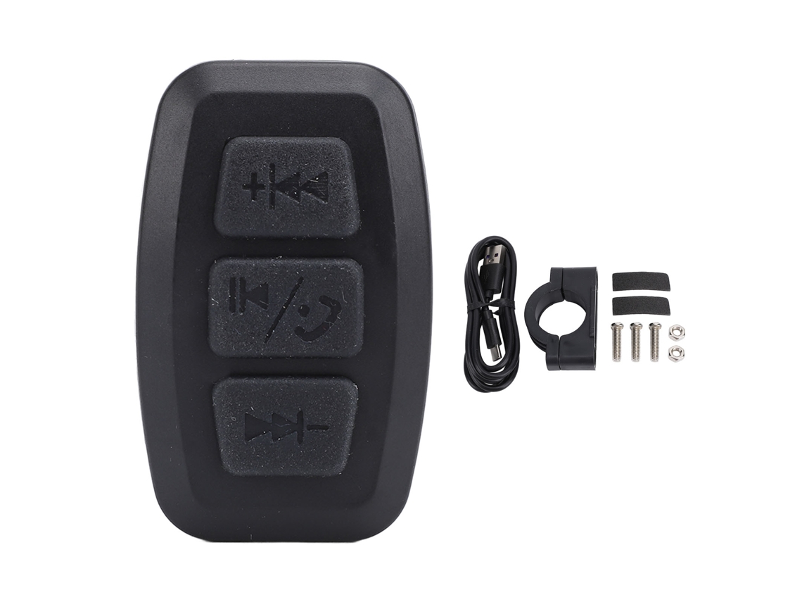 Mando A Distancia Inalámbrico Para Teléfono Móvil Bt Ipx6 Recargable Para Ciclismo 5v Negro