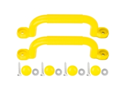Mango De Plastico Para Niños Columpio Juguete Accesorios De Manija Antideslizante Seguro Para Parque Infantil Amarillo