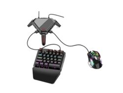 Adaptador de teclado y ratón para juegos móviles, convertidor de teclado y ratón con teclado mecánico y ratón Ly Ebike