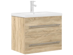 Maison Exclusive - Set De Muebles De Baño 2 Pzas Madera Contrachapada Roble Sonoma