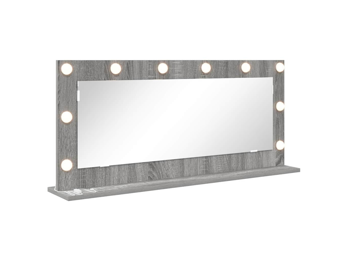 Espejo de tocador rectangular Sonoma gris 100 x 45 x 18 cm HARLANV1