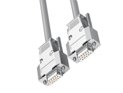 Cable Industrial Hdb15 Con Cadena Portacables, Equipo Vga Flexible