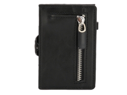Cartera Delgada Antirrobo Con Escudo Desmagnetizante Para Tarjetas De Crédito Y Débito.