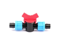 Válvula de derivación de cinta de riego por goteo 16mm X 16mm. Oferta exclusiva