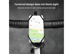Pretobengguo 1 Peça Suporte Alça Alta Resistência Bicicleta Elástica Silicone Guidão Celulares 4.7 A 7.0 Polegadas
