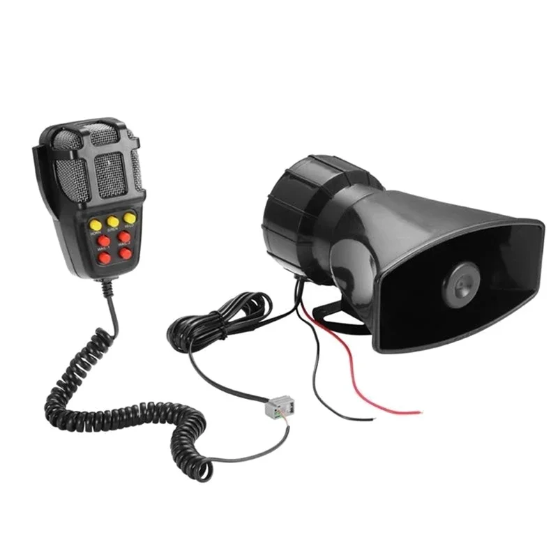 Alarma Para Coche O Camión Con Altavoz De Alarma De 7 Tonos Agudos, 12 V.