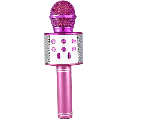 Micrófono KLACK Inalámbrico (Rosa - Plástico)