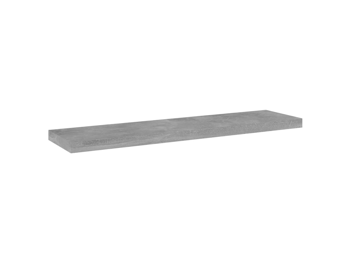 Juego de 4 Estantes para Estantería Gris MAISON EXCLUSIVE Contrachapado 40x10x1,5 cm