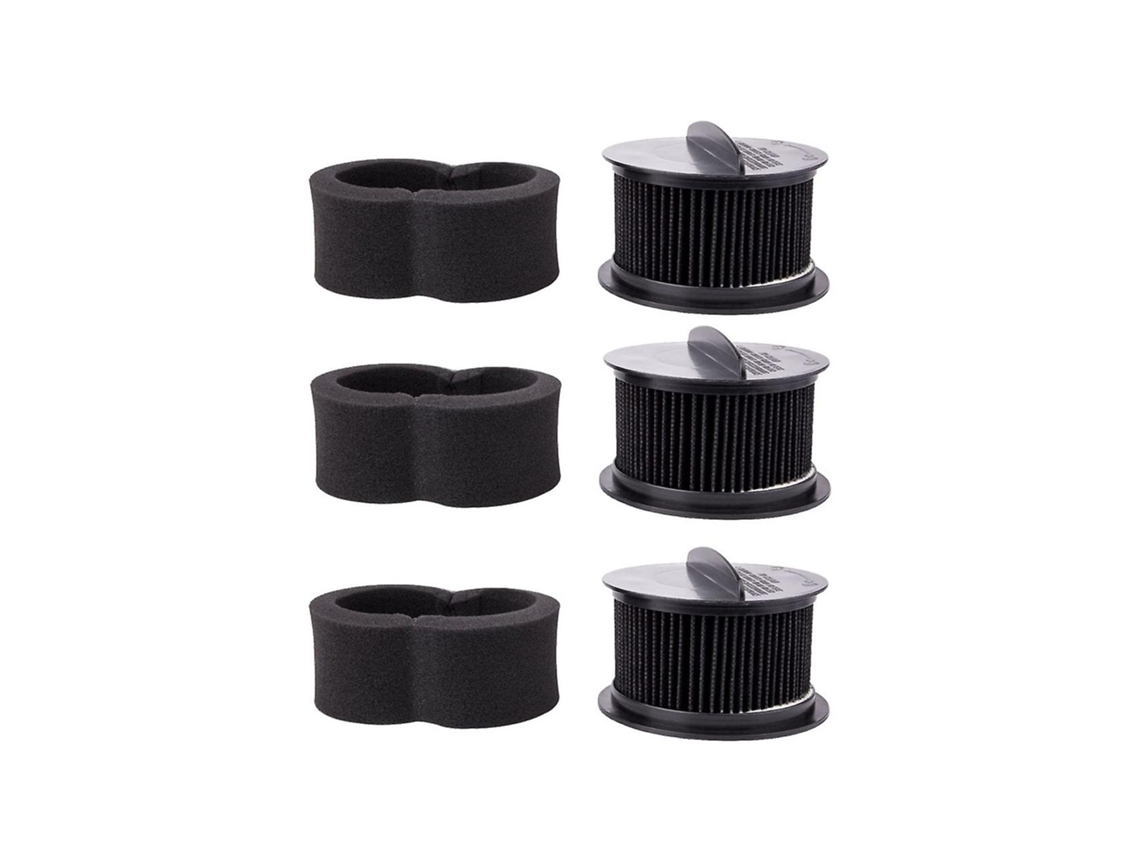 3 conjuntos de filtro pré e pós motor para bissell iconpet 2037913/32r9