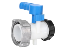 Válvula De Mariposa De Repuesto Para Tanque Ibc Dn40 (75mm) Contenedor De Agua Grifo