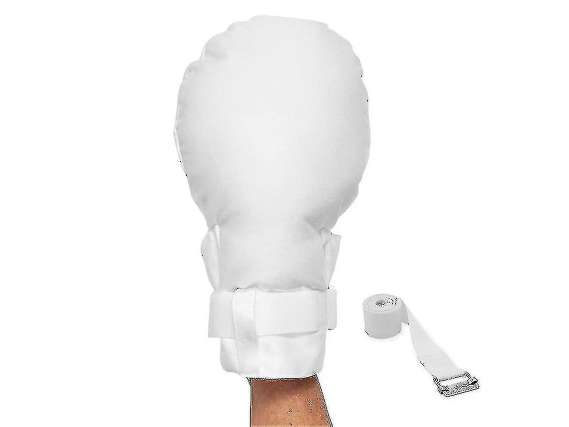 Guantes De Restricción Médica De Doble Seguridad Para Ancianos Y Procedimientos - Talla Única Con Cintas Para Cama