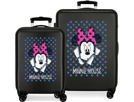 Conjunto de Maletas de Cabina DISNEY Minnie Sunny Day rígida 55 y 68cm Azul