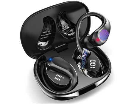 Auriculares inalámbricos, auriculares Bluetooth 5.3 con auriculares inalámbricos, auriculares Bluetooth estéreo de alta fidelidad, tiempo de CHRONU...