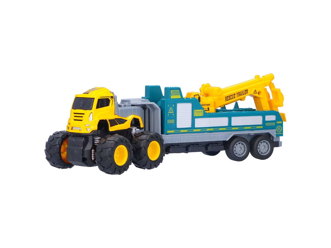 Camión de simulación 20du26, 4x4, de aleación, juguete inercial, transporte, ingeniería para niños