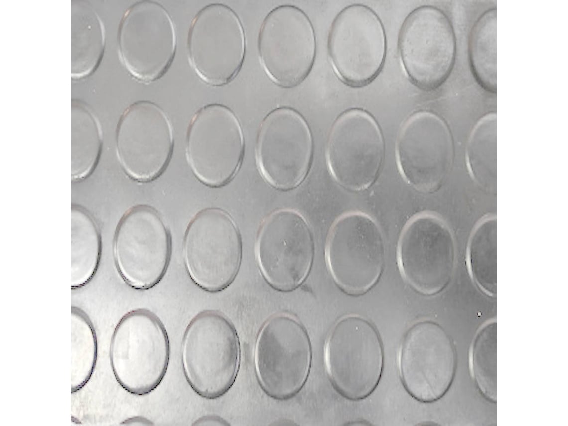Revestimiento de Caucho Antideslizante Suelo Goma PVC (Gris-140 x 700 cm)