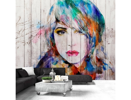 Papel de Pared ARTGEIST Wooden Portrait (400x280 cm)
